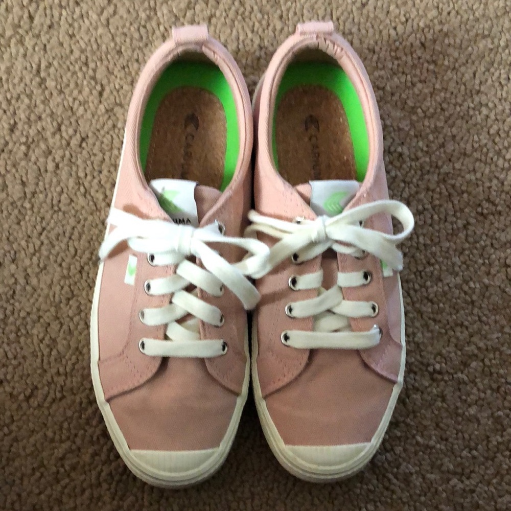 Cariama canvas pink sneakers